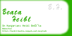 beata heibl business card